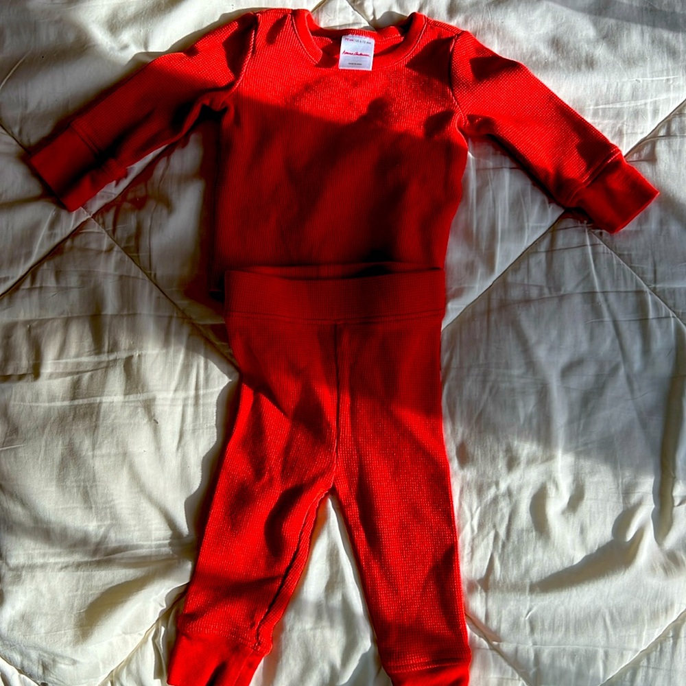 Hanna Andersson baby pajamas, size 6-12 months
